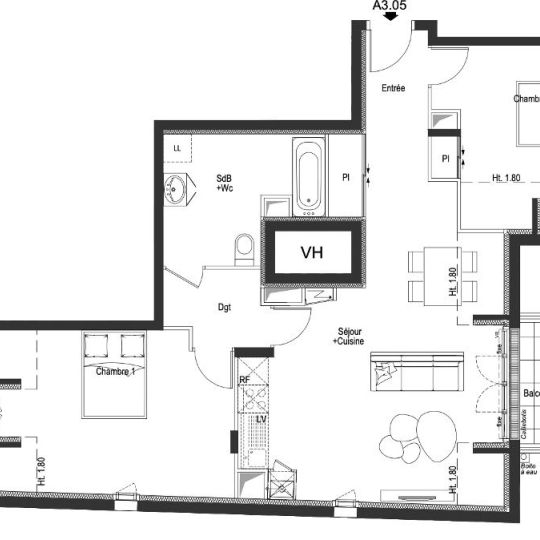  Annonces COURBEVOIE : Appartement | CHATENAY-MALABRY (92290) | 72 m2 | 487 900 € 