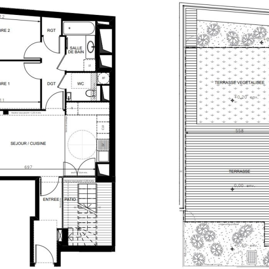  Annonces COURBEVOIE : Appartement | PARIS (75018) | 64 m2 | 1 225 000 € 