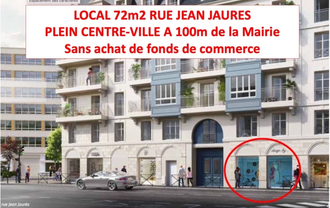 Annonces COURBEVOIE : Local / Bureau | PUTEAUX (92800) | 73 m2 | 4 900 € 