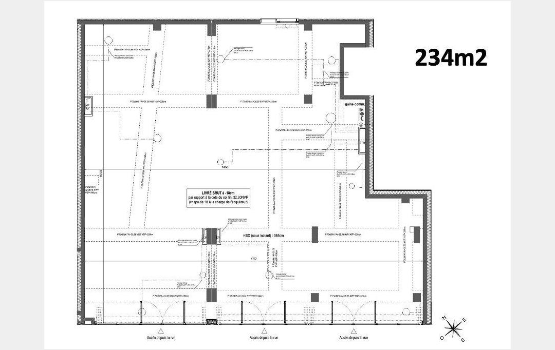 Annonces COURBEVOIE : Local / Bureau | PARIS (75015) | 257 m2 | 1 644 544 € 