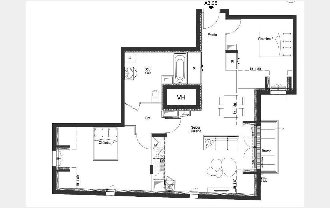 Annonces COURBEVOIE : Appartement | CHATENAY-MALABRY (92290) | 72 m2 | 487 900 € 