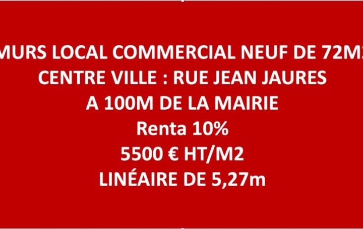 Local commercial   PUTEAUX  72 m2 399 465 € 